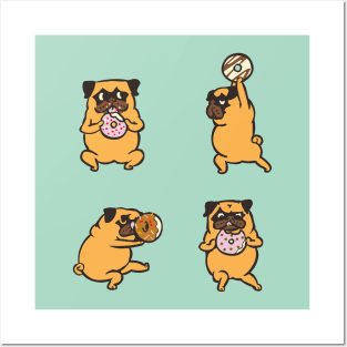 Donut Skip Legday with The Pug Posters and Art